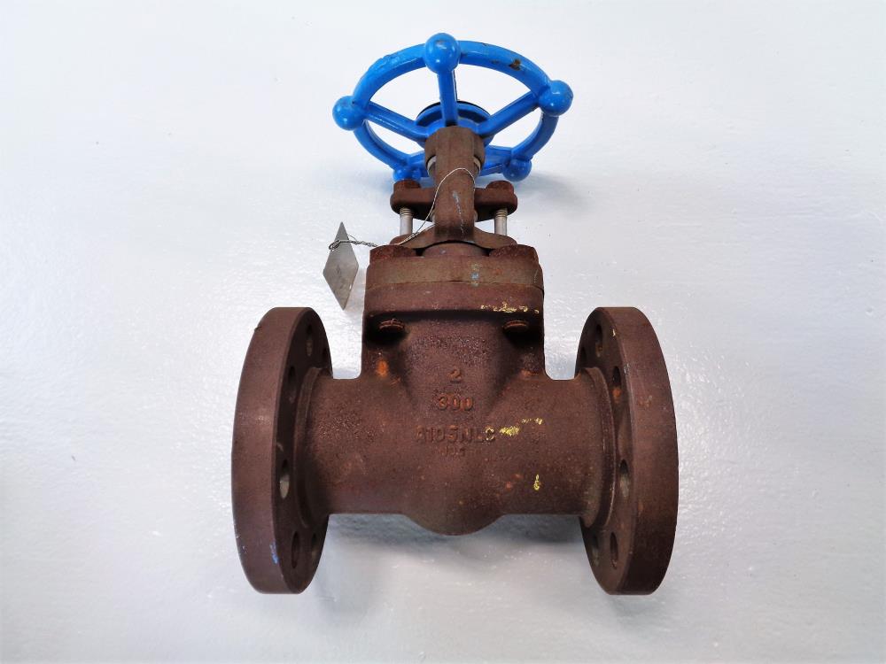 Smith 2" 300# A105 Gate Valve, 410 Stem, 420 Wedge, HF Seats